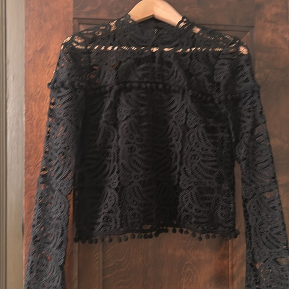 Tularosa Holly black lace top. - Picture 3 of 9